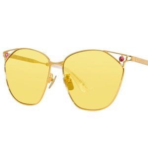 Gucci Yellow Sunglasses